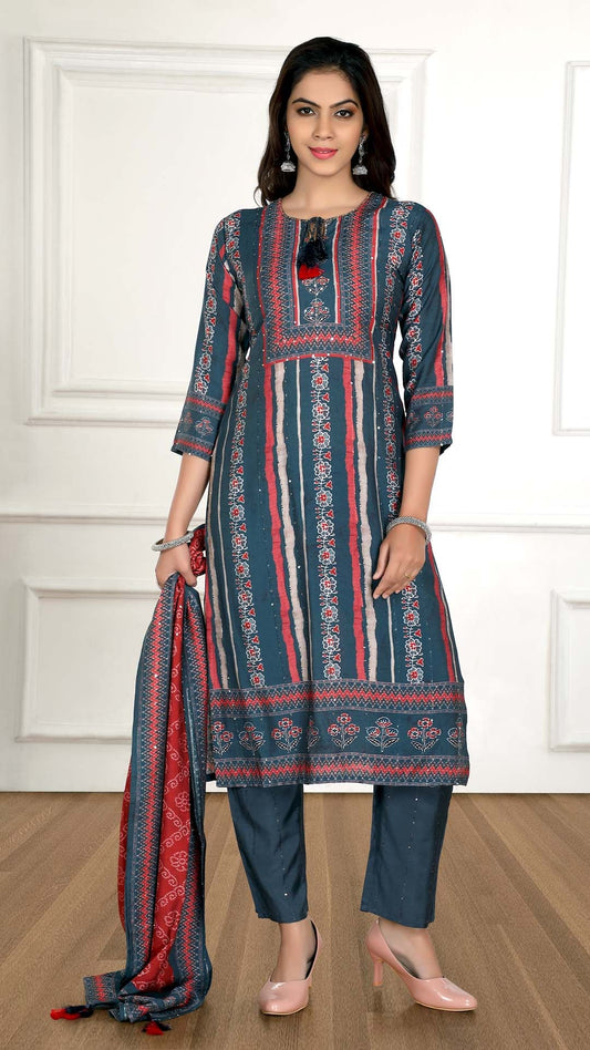 Kurti & Kurta - 3PC Set